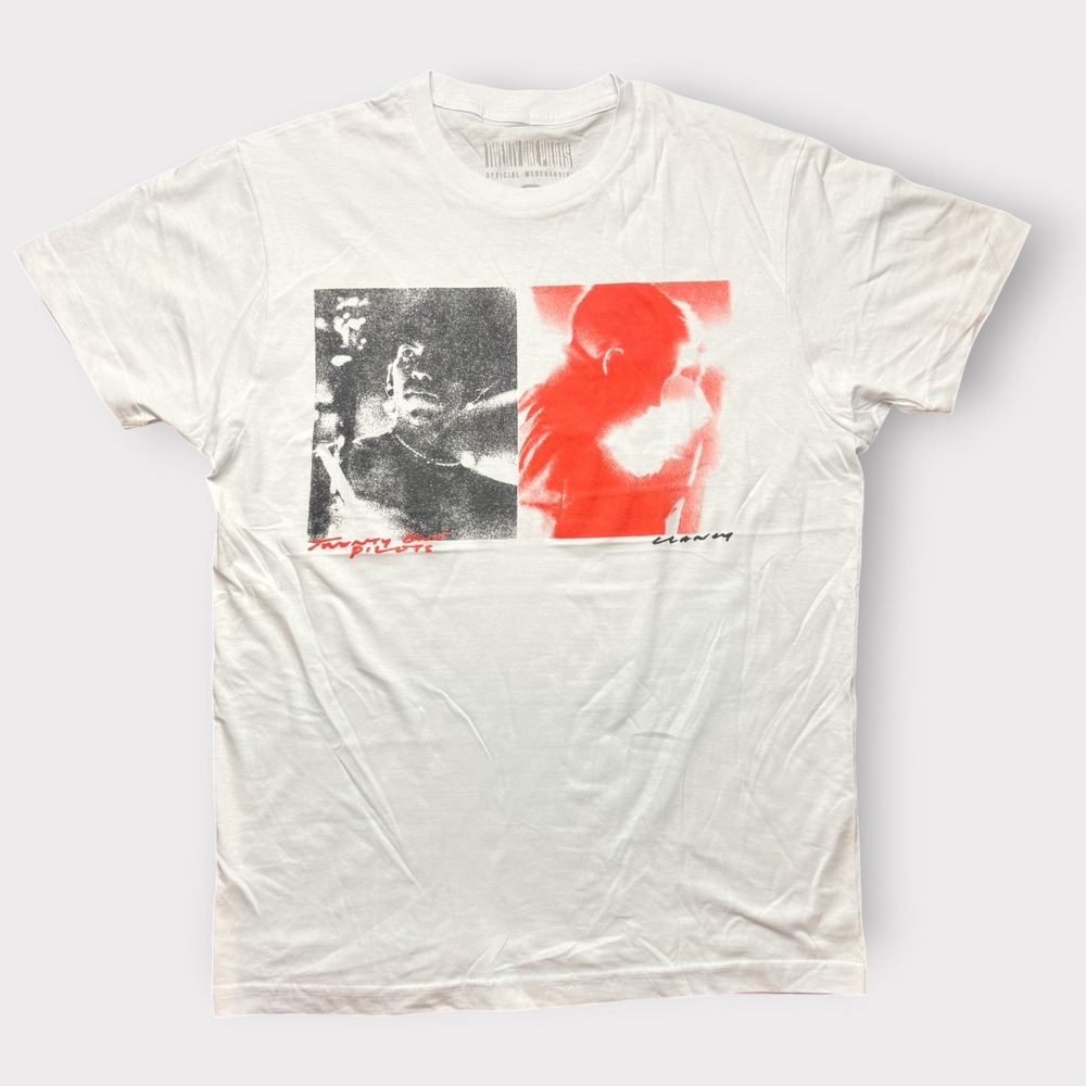 Twenty One Pilots Clancy Official Merchandise White Graphic T-Shirt Small